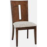 Urban Icon Slotback Dining Chair in Merlot & Grey (Set of 2)